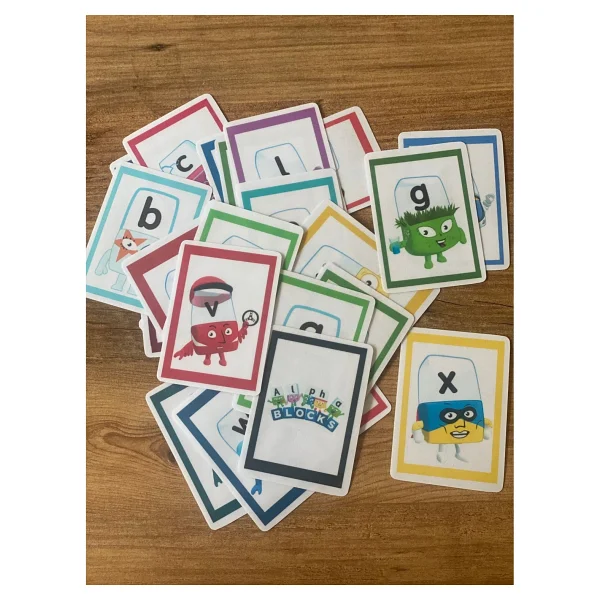 Zk Toys Alpha Blocks Oyun Kartları Alfablocks Kartları - Görsel 2