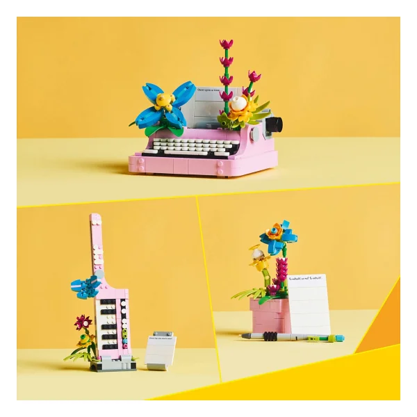 Lego 31169 Creator 3'ü 1 Arada Çiçekli Daktilo - Görsel 6