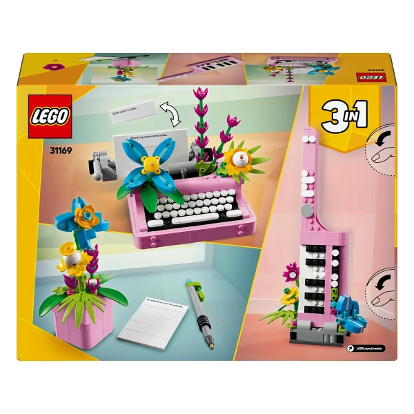 Lego 31169 Creator 3'ü 1 Arada Çiçekli Daktilo - Görsel 4