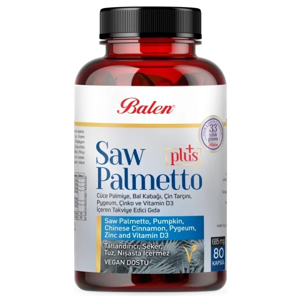 Balen Saw Palmetto 685 Mg 80 Kapsül - Görsel 3