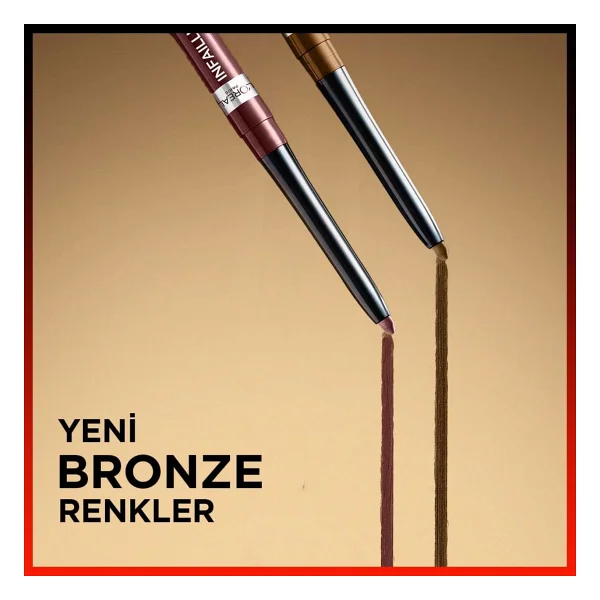 L'oreal Paris Automatic Infaillible 13 Velvet Bordeaux Jel Göz Kalemi - Görsel 3