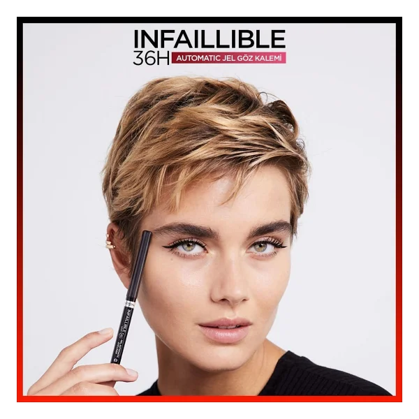 L'oreal Paris Automatic Infaillible 13 Velvet Bordeaux Jel Göz Kalemi - Görsel 6