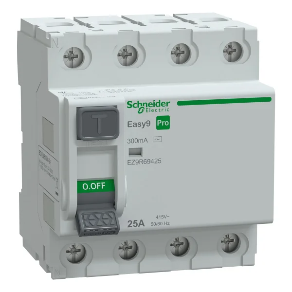 Schneider Ez9r69425 4x25 A 300 Ma Ac Tipi Kaçak Akım Rölesi - Görsel 8