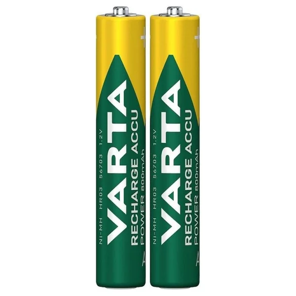 Varta 56703 800 mAh 4'lü Şarjlı Aaa İnce Kalem Pil - Görsel 2