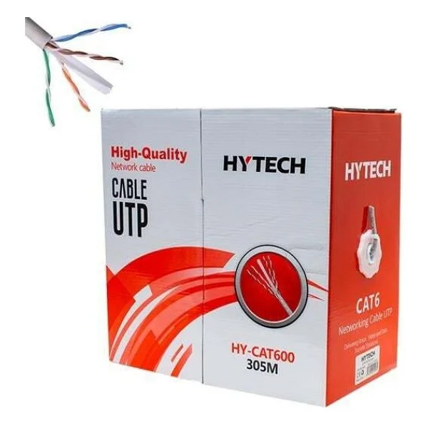 Hytech Hy-Cat600 25 Awg Utp Gri 305 Metre Cat6 Kablo - Görsel 2