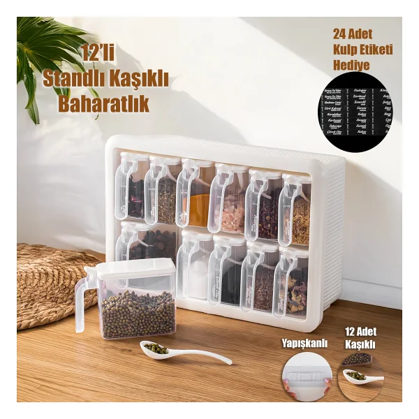 Porsima Simple Random 12'li Baharat Takımı - Görsel 9