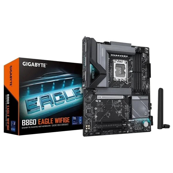 Gigabyte B860 Eagle Wıfı6e Intel Lga1851 DDR5 Atx Anakart - Görsel 5