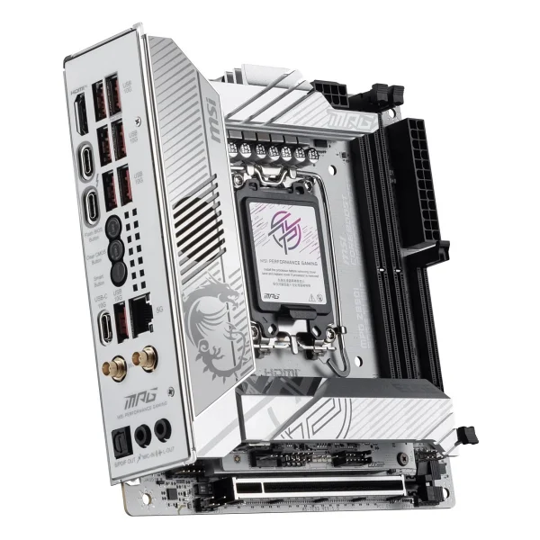 MSI MPG Z890I Edge TI Wi-Fi Intel LGA1851 DDR5 Mini ITX Anakart - Görsel 4