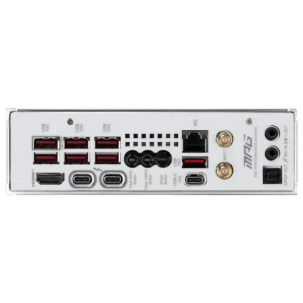 MSI MPG Z890I Edge TI Wi-Fi Intel LGA1851 DDR5 Mini ITX Anakart - Görsel 5