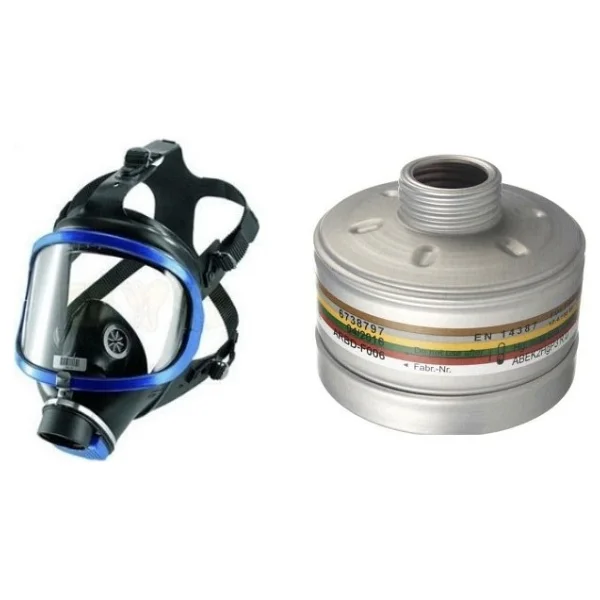 Drager X-Plore 6300 Tam Yüz Gaz Maskesi + A2b2e2k2 Hg P3 Filtre 6738797 Set - Görsel 4