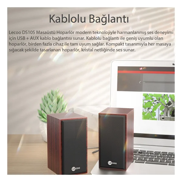 Lenovo Lecoo Ds105 1+1 Hoparlör - Görsel 5