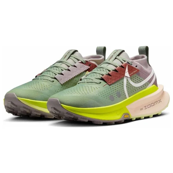 Nike Zoomx Zegama Trail 2 Fd5191-300 Yeşil Kadın Koşu Ayakkabısı - Görsel 2