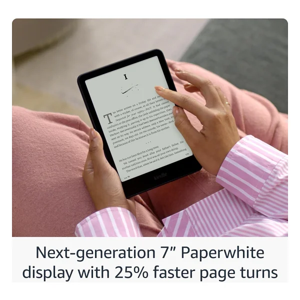 Amazon Kindle Paperwhite 12. Nesil Reklamlı 16 GB 7" E-Kitap Okuyucu - Görsel 3