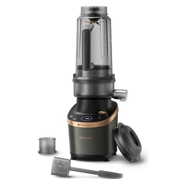Philips Mutfak Robotu Seti Çok Amaçlı Blender Set Siyah-Bakır Meyve Sıkacağı Modüllü Yüksek Hızlı Blender - Görsel 6