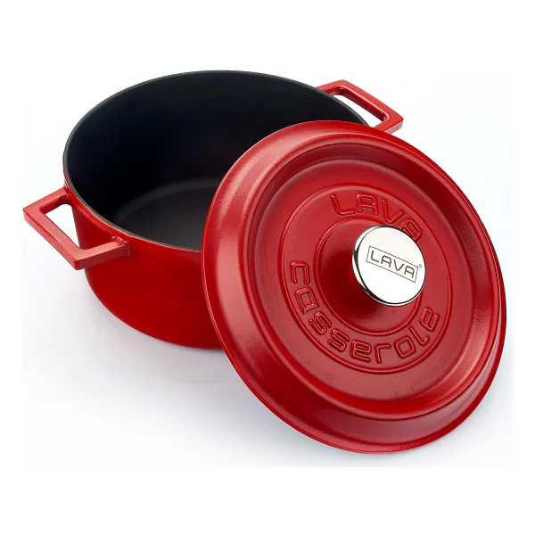 Lava Spring Yuvarlak 24 Cm Döküm Tencere - Görsel 2