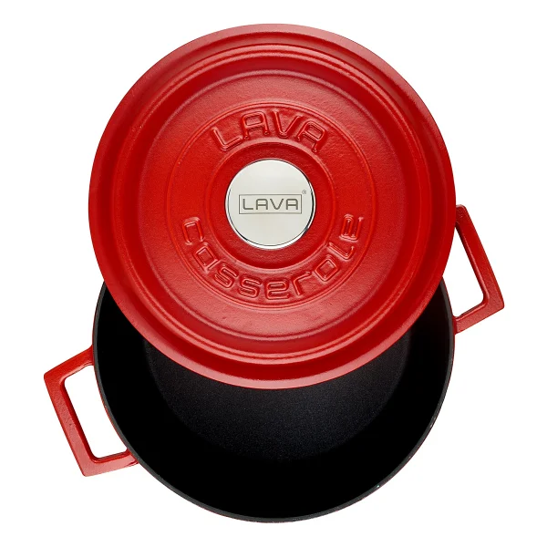 Lava Spring Yuvarlak 24 Cm Döküm Tencere - Görsel 3