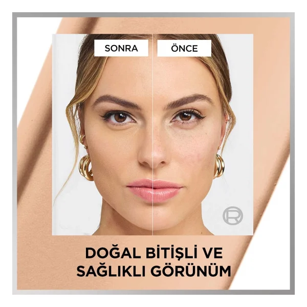 L'oreal Paris True Match Bakım Yapan 3c Rose Beige 30 Ml Likit Fondöten - Görsel 7