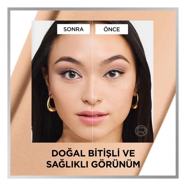 L'oreal Paris True Match Bakım Yapan 3n Creamy Beige 30 Ml Likit Fondöten - Görsel 8