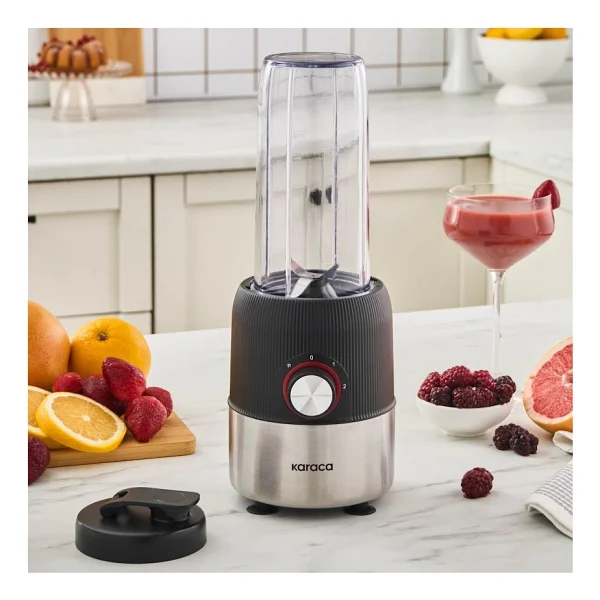 Karaca Blend Ve Rush Inox 500 W Antrasit Kişisel Smoothie Blender - Görsel 4