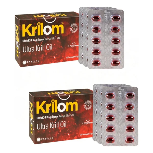 Krilom Ultra Krill Oil 30 Kapsül 2'li - Görsel 2