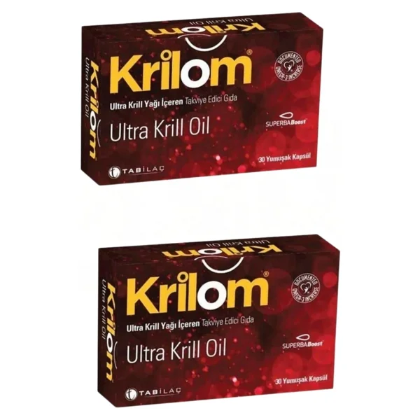 Krilom Ultra Krill Oil 30 Kapsül 2'li - Görsel 3