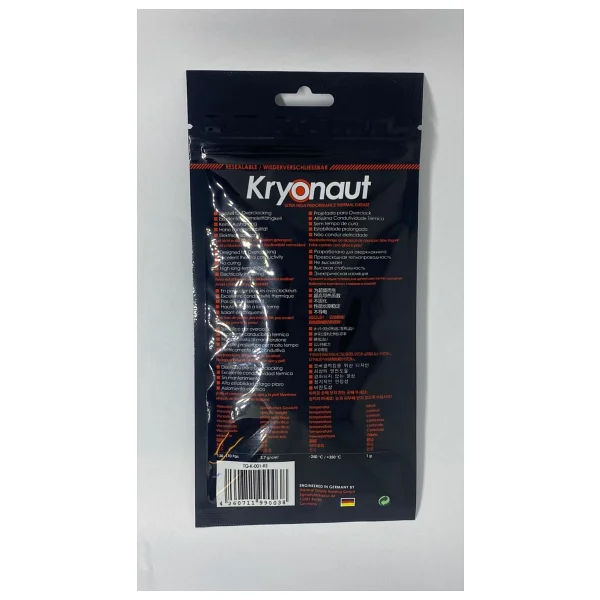 Thermal Grizzly Kryonaut 12.5 W/Mk 1gr Termal Macun Tg K 001 - Görsel 2