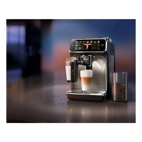 Philips Premium Tam Otomatik, Espresso, Makinesi, Paslanmaz Çelik, 12 Farklı Kahve Seçeneği - Gümüş - Görsel 3