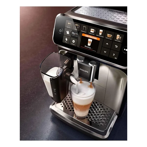 Philips Premium Tam Otomatik, Espresso, Makinesi, Paslanmaz Çelik, 12 Farklı Kahve Seçeneği - Gümüş - Görsel 5