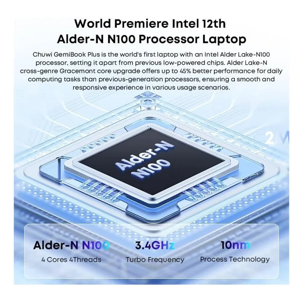 Chuwi Larkbox X Intel N150 İşlemci, 12gb DDR5 RAM, 512gb Nvme SSD, Wi-Fi+BT, 2x Ethernet, Hdmı,Dp, 4x USB-A, Type-C, Win11 Mini PC - Görsel 2
