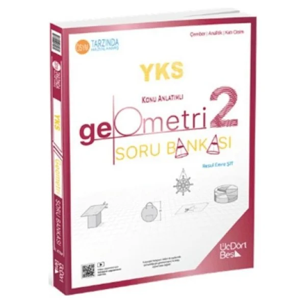 Üçdörtbeş Yayınları Tyt-Ayt Geometri Soru Bankası 2025 - Görsel 2