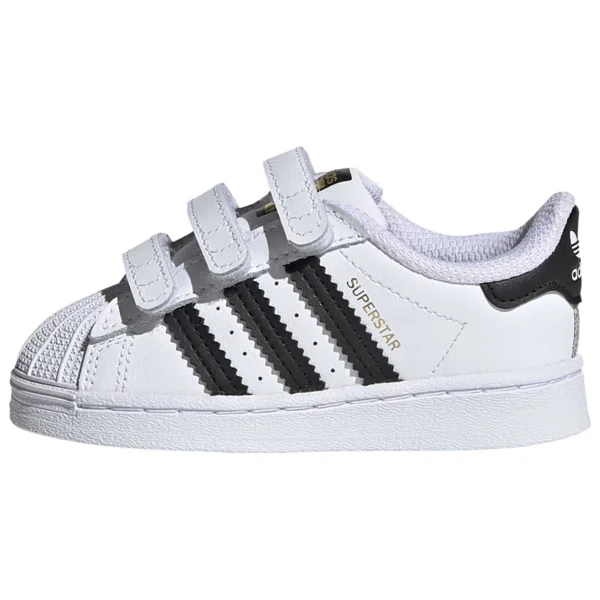 Adidas Superstar Cf I Bebek Spor Ayakkabı Beyaz-Siyah Ef4842 - Görsel 2