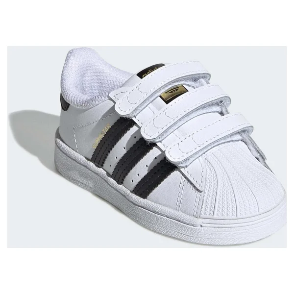 Adidas Superstar Cf I Bebek Spor Ayakkabı Beyaz-Siyah Ef4842 - Görsel 3