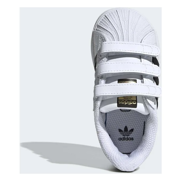 Adidas Superstar Cf I Bebek Spor Ayakkabı Beyaz-Siyah Ef4842 - Görsel 4