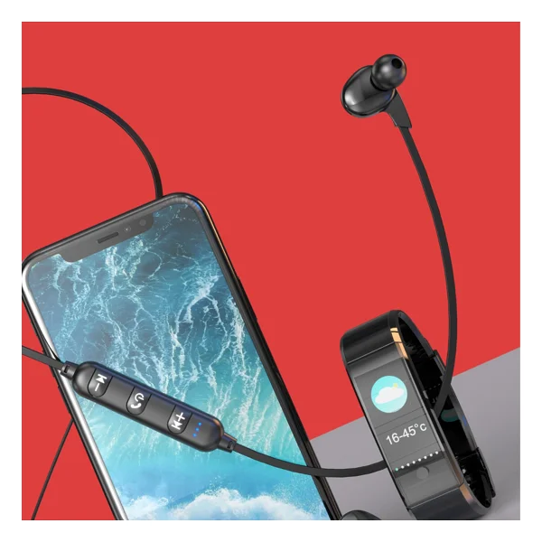 Lenovo Lecoo Es204 Boyun Bantlı Kulak İçi Bluetooth Kulaklık - Görsel 8