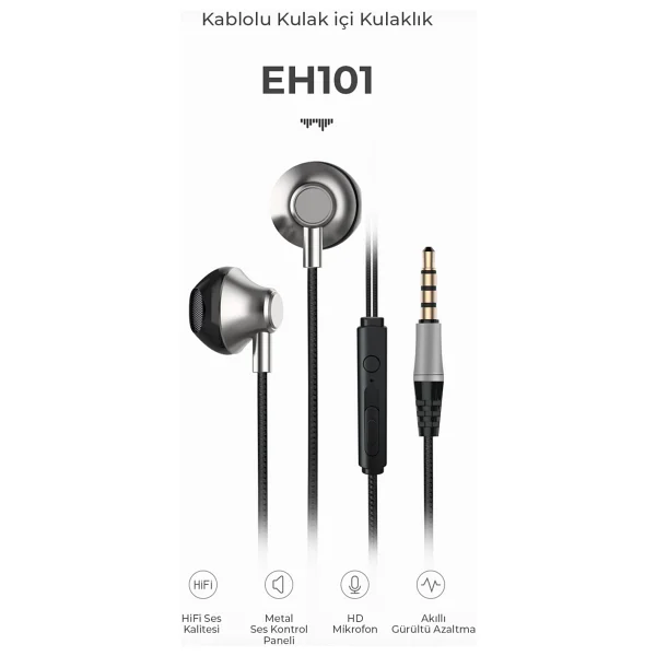 Lenovo Lecoo Eh101 Kablolu Kulak İçi Kulaklık - Görsel 4