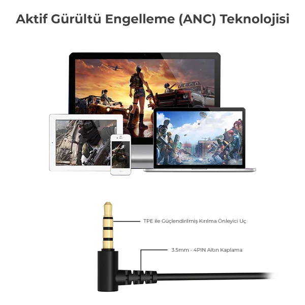 Lenovo Lecoo Ht105 Kablolu Kulak İçi Kulaklık - Görsel 3