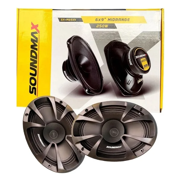 Soundmax Sx-M69xh 6x9 Oval 250 W Midrange Oto Hoparlör - Görsel 2