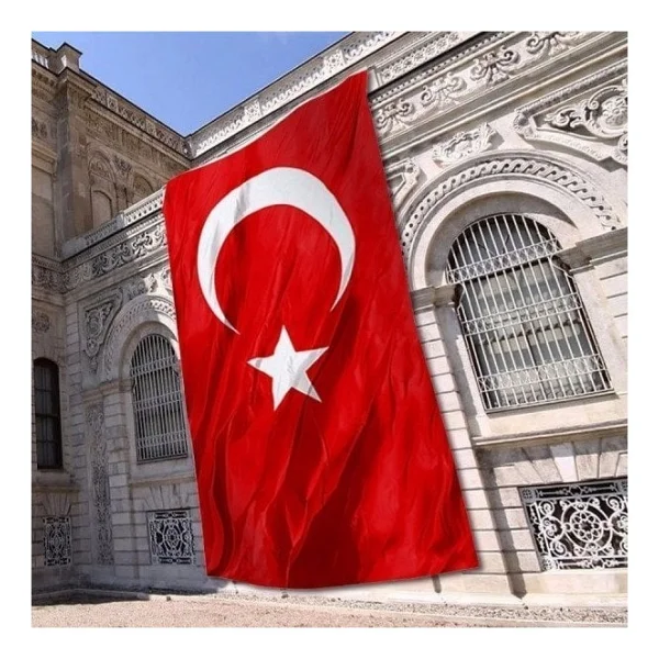 Türk Bayrağı 200x300 Cm Raşel Kumaş - Görsel 2