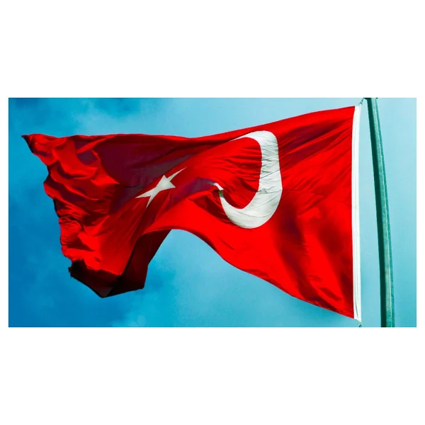 Türk Bayrağı 200x300 Cm Raşel Kumaş - Görsel 3