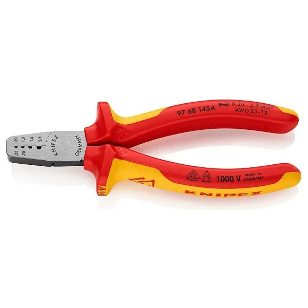 Knipex 97 68 145 Yüksük Sıkma Pensesi - Görsel 2