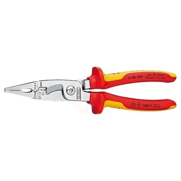 Knipex 97 78 180 Vde Yüksük Sıkma Pensesi - Görsel 2