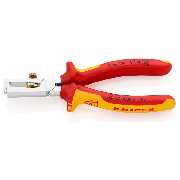 Knipex 11 06 Vde Kablo Sıyırma Pensesi 160 Mm - Knı1106160 - Görsel 2
