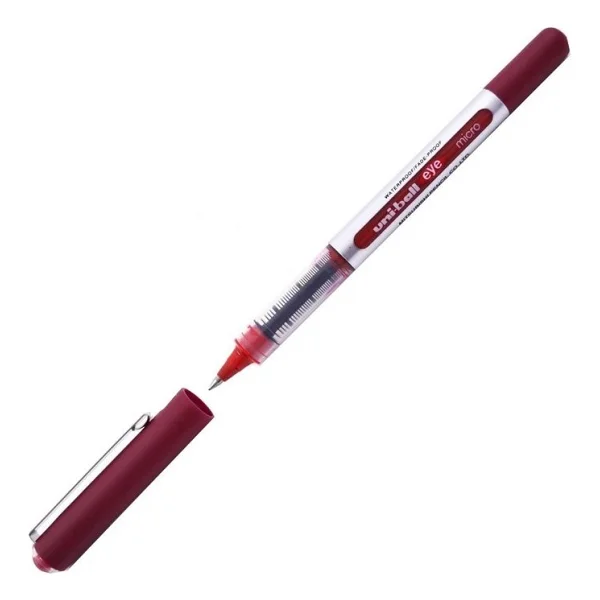 Uni-Ball Ub-150 Eye Broad Kırmızı 1.0 Mm Roller Kalem - Görsel 4