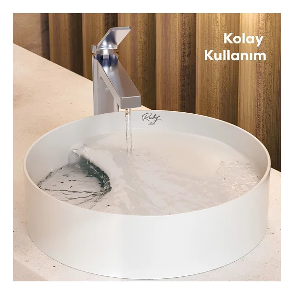 Creavit Rt1500 Ritmo Krom Lavabo Bataryası - Görsel 6