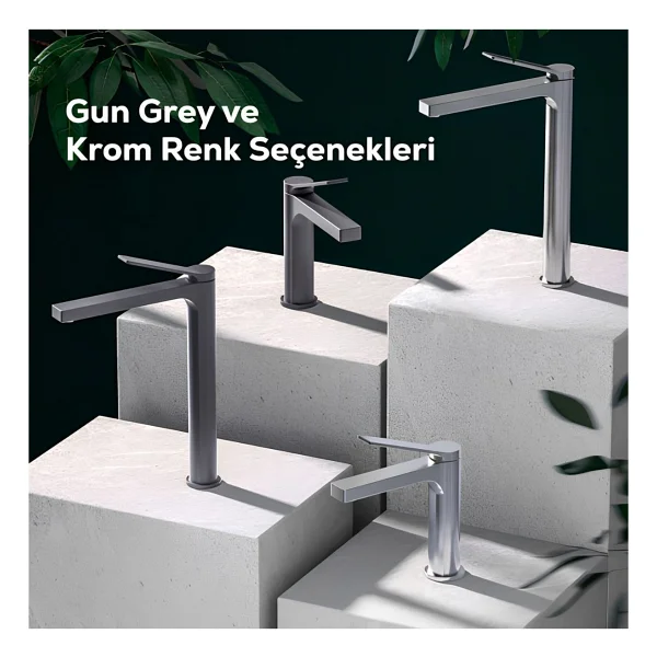 Creavit Rt1500 Ritmo Krom Lavabo Bataryası - Görsel 9