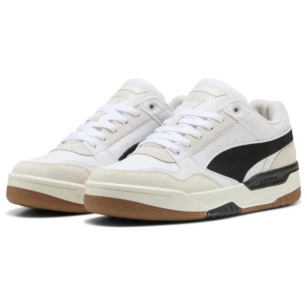 Puma Rebound Retro Sd 400214-01 Beyaz-Siyah Spor Ayakkabı - Görsel 2
