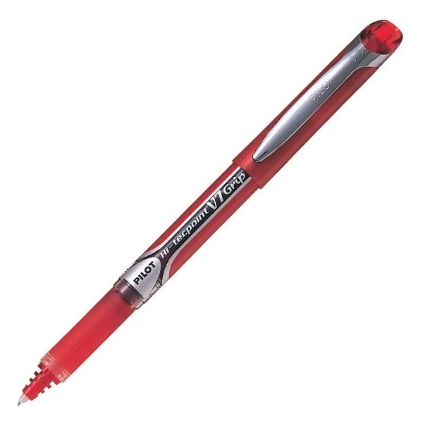Pilot V7 Hi-Tecpoint 0.7 Mm Kırmızı Roller Kalem - Görsel 2