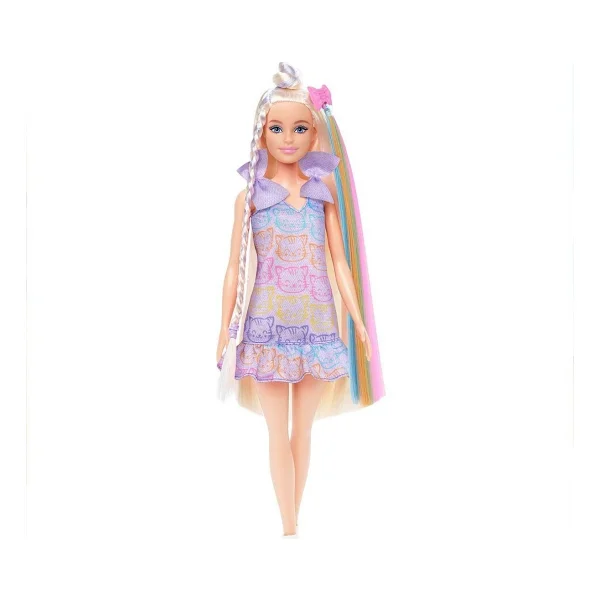 Barbie Upuzun Muhteşem Saçlı Bebekler Saç Tasarım Oyunu Jct72 - Görsel 10
