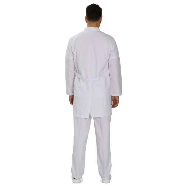 Saygınlar Önlük Doktor Hakim Yaka - Alpaka Beyaz - XL - Görsel 8