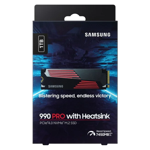 Samsung 990 Pro Mz-V9p1t0cw Soğutuculu Pcı-Express 4.0 1 TB M.2 SSD - Görsel 2